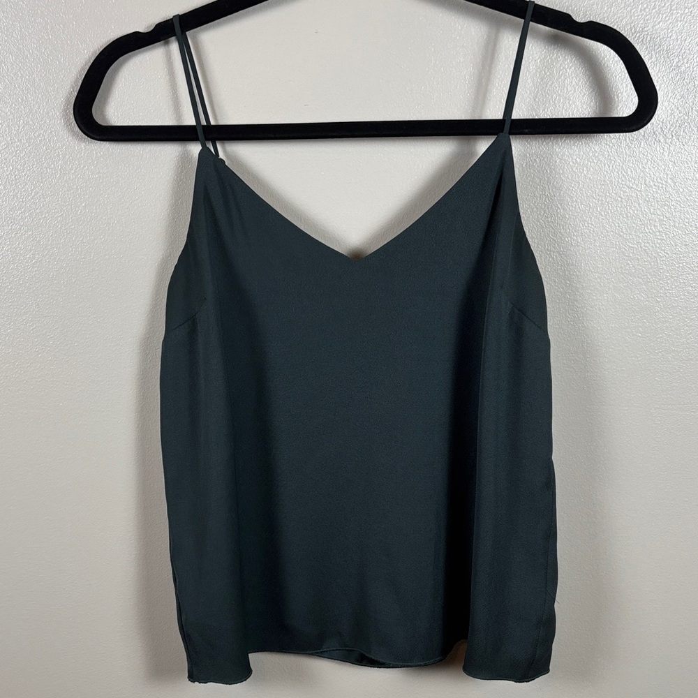 Express XS Green Spaghetti Strap Top